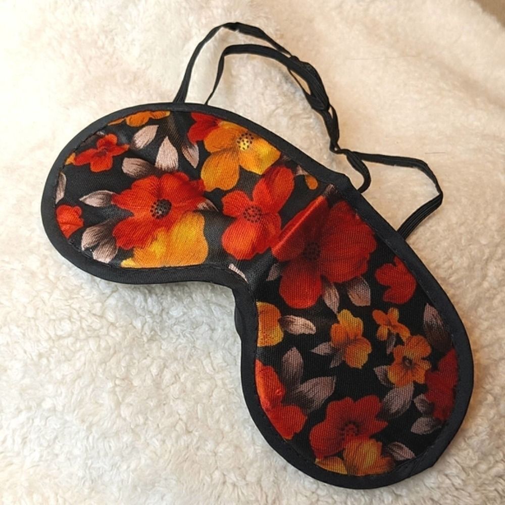 1960s Midcentury Made in Japan Satin Airline Eyeshades